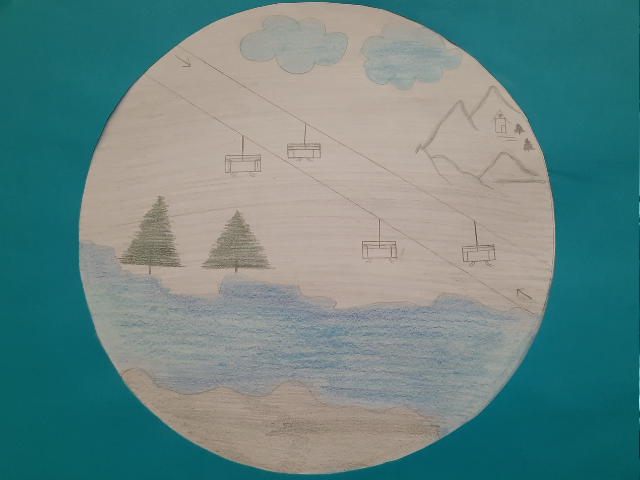 Winterlandschaften im Kunstunterricht