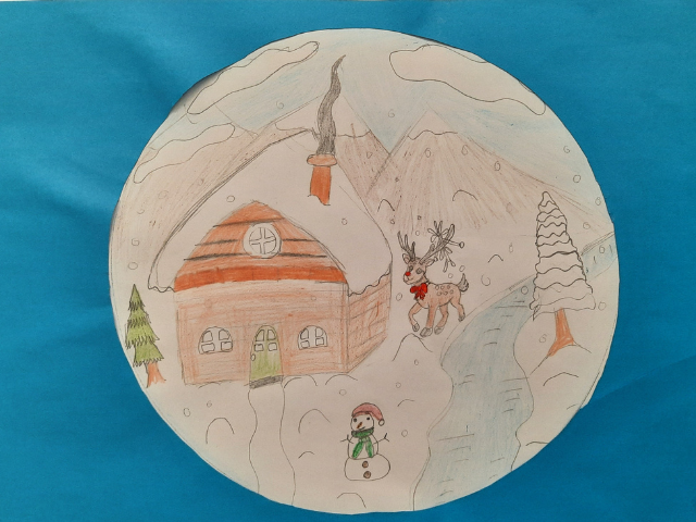 Winterlandschaften im Kunstunterricht