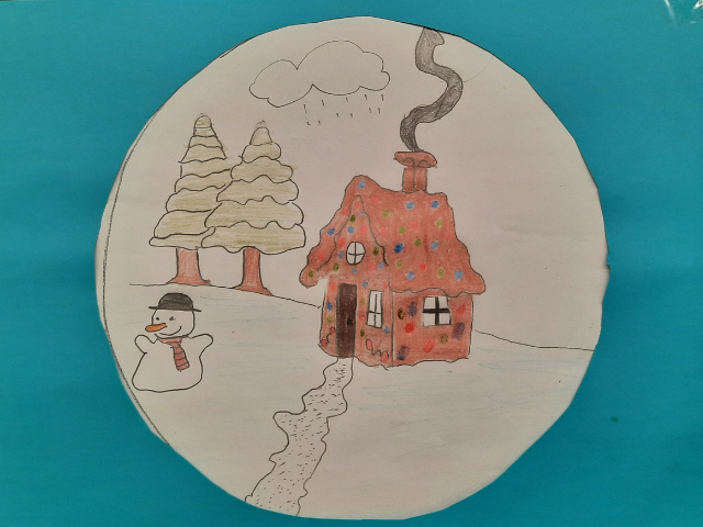 Winterlandschaften im Kunstunterricht