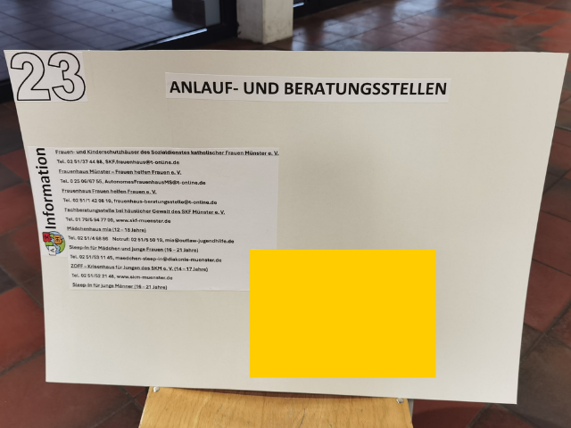 Informationsveranstaltung zum Thema Zwangsehe