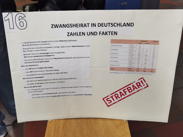 Informationsveranstaltung zum Thema Zwangsehe