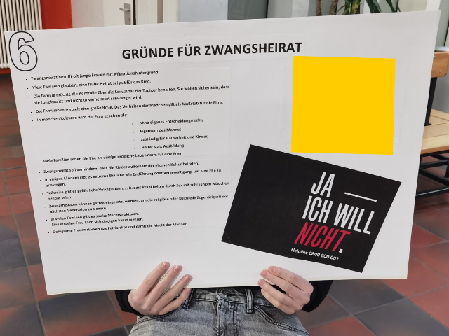 Informationsveranstaltung zum Thema Zwangsehe