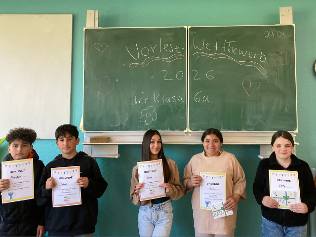 Vorlesewettbewerb der Klasse 6a