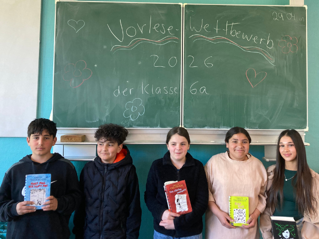Vorlesewettbewerb der Klasse 6a